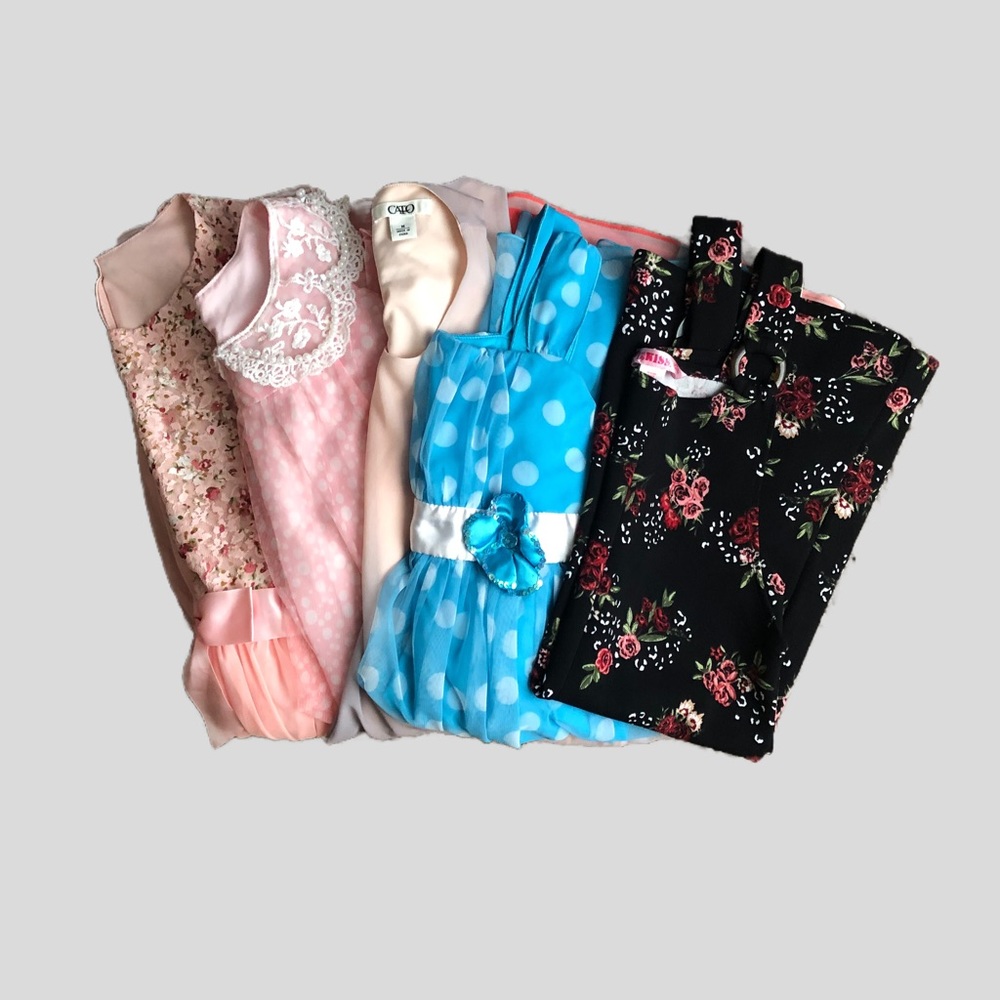 Bonnie Jean Dress 14/16 Sleeveless Summer Dresses Bundle 5pzs